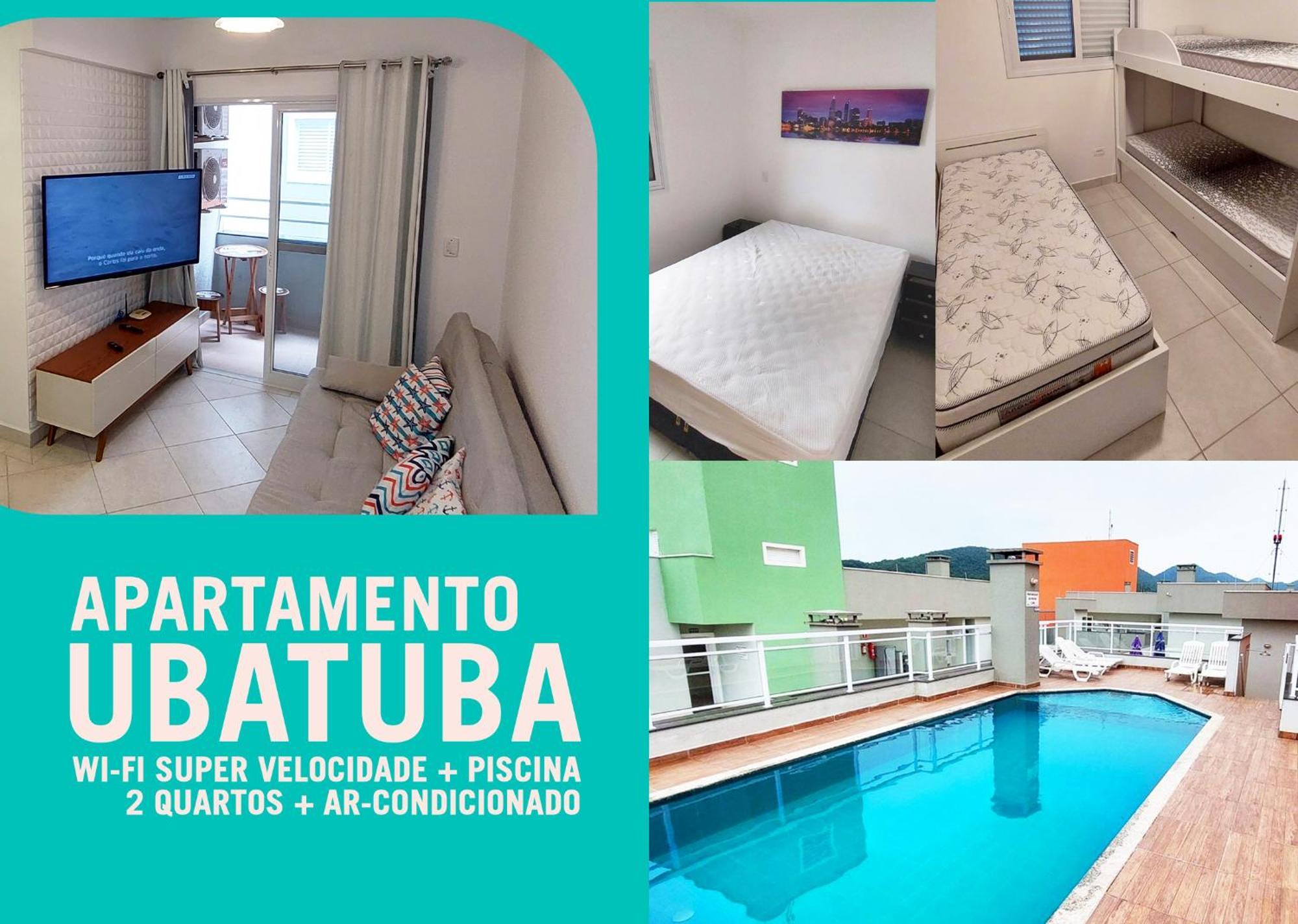 Apartamento Ubatuba Itagua - Ar - Wifi Zewnętrze zdjęcie